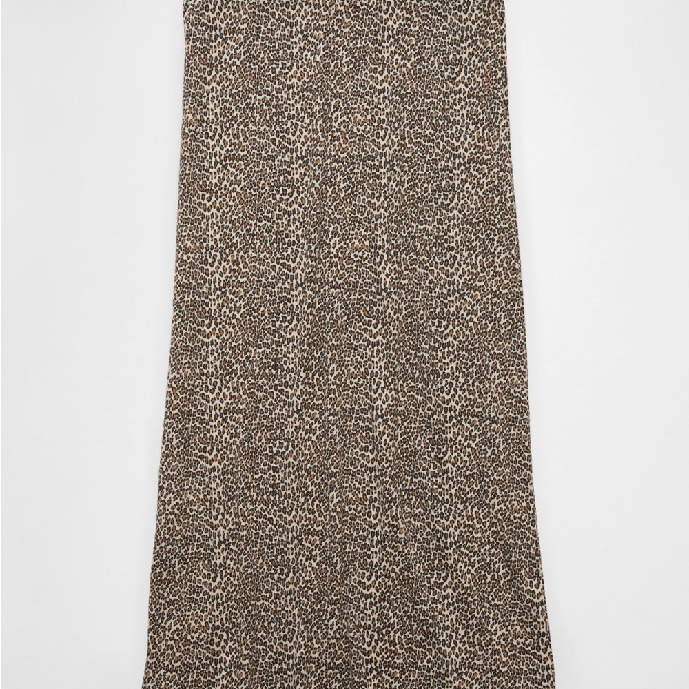 Leopard Print Maxi Skirt